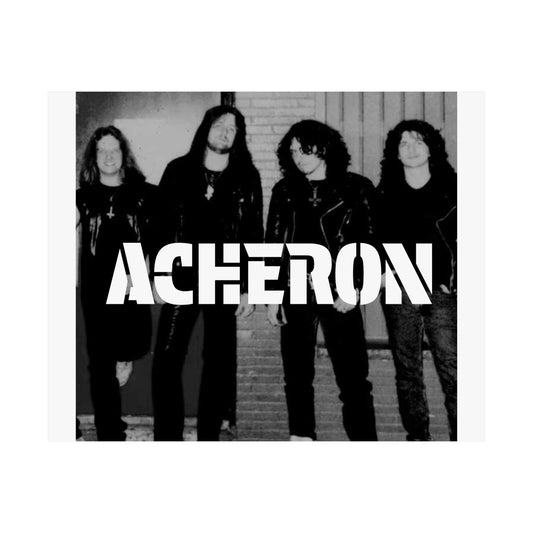 Acheron Band Poster, Matte Horizontal Print, Music Wall Art, Rock Decor, Vintage Acheron Artwork, Gift for Music Lovers Printify